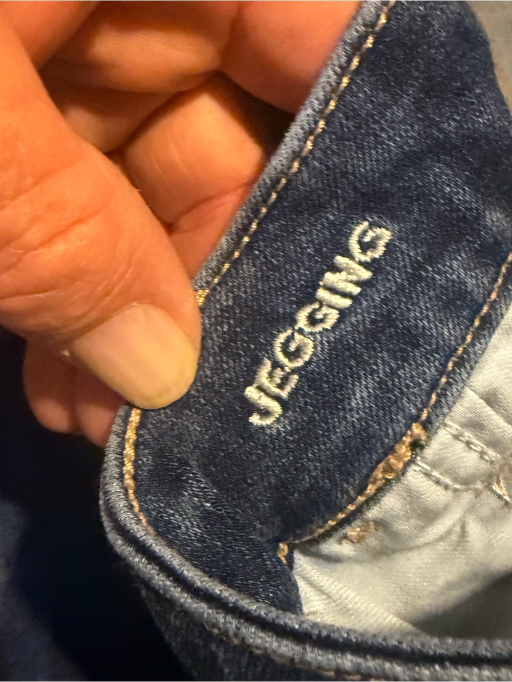 American Eagle Outfitters Dark Blue Denim Jeggings